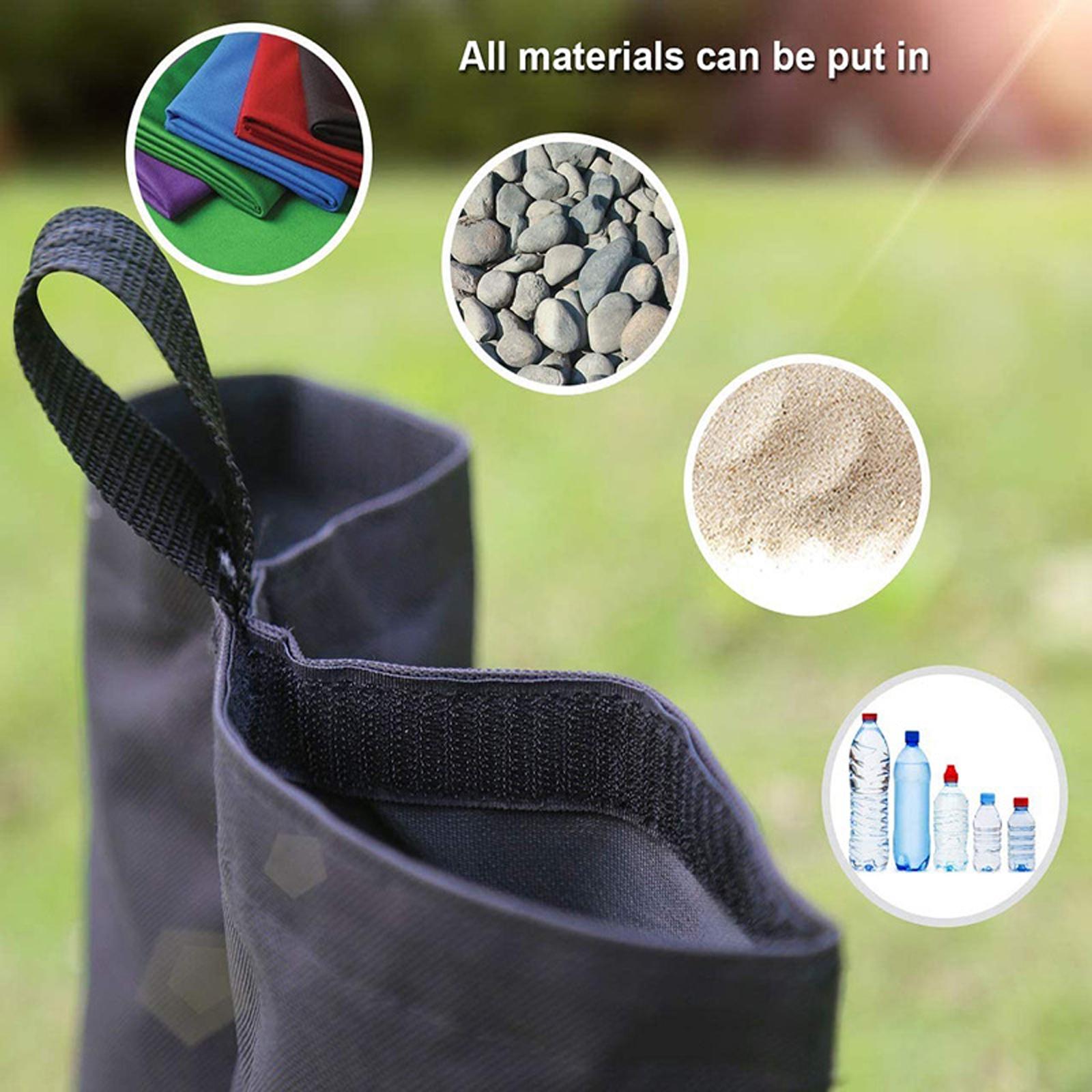 Cheap Goat Tents 4pcs Canopy Sand Bag Outdoor Camping Tent Sand Bag Windproof Tent Weights Sandbag Oxford 800d Legging Accessories Fixing Sa W5v6   
